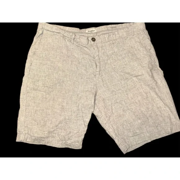 Goodfellow Mens Liden Light Gray Casual Shorts Size 38 10” Inseam Target Active - Picture 5 of 12
